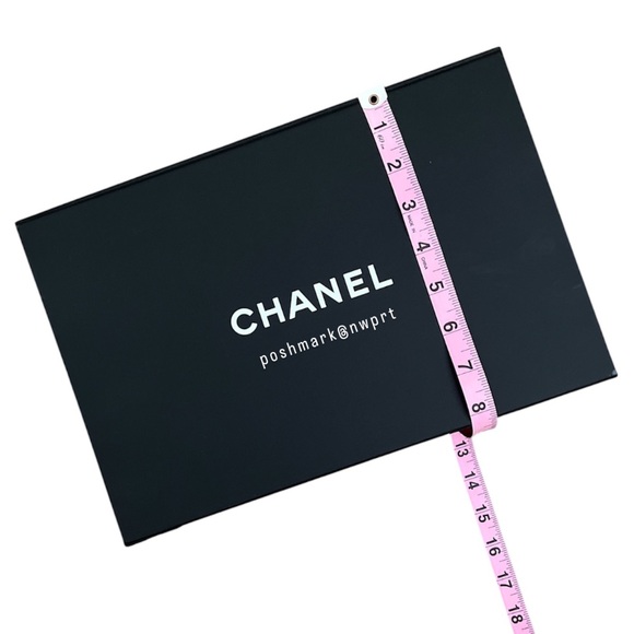 CHANEL Empty Box Magnetic Gift Bag Purse Rectangular Mini Boy WOC Caviar Black - Picture 9 of 10